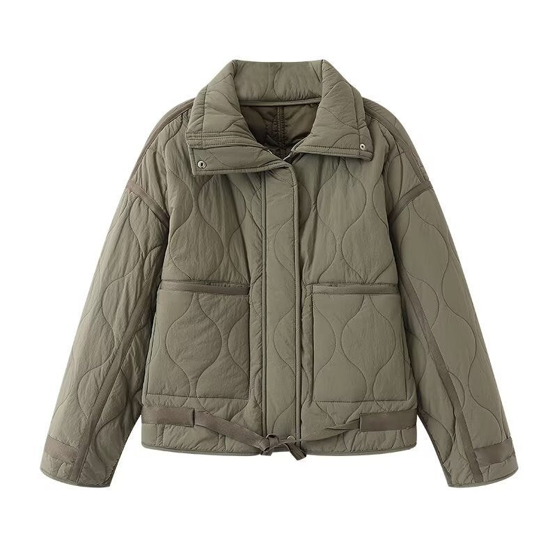 Veste matelassée femme - Style bomber décontracté - Coupe ample, matelassage confortable - Tissu satiné, finitions soignées | ATELIER GARDE