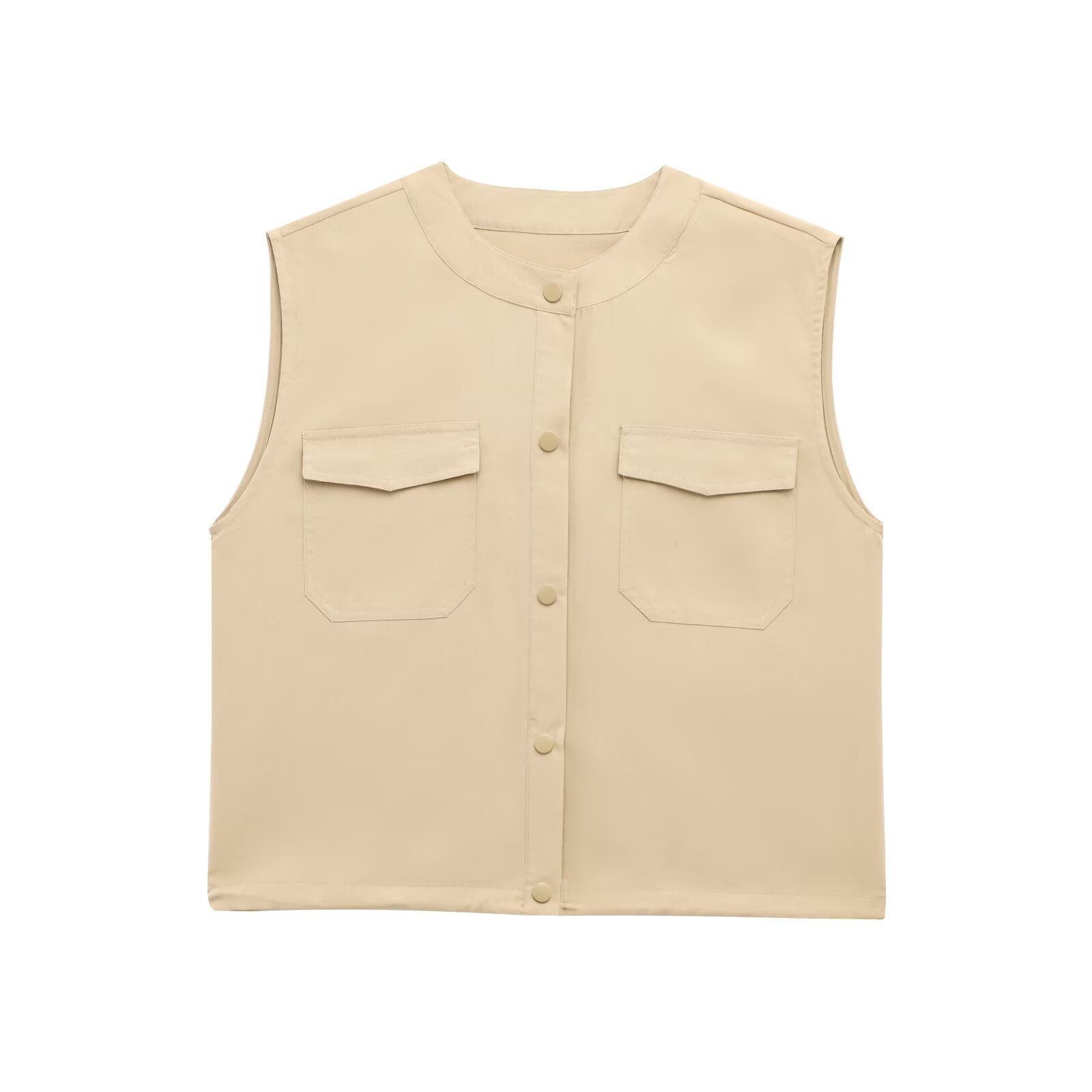 Gilet sans manche femme - Élastique, style bustier court sexy - Coupe ajustée, confort affirmé chic - Soie et coton, détails précieux | ATELIER GARDE
