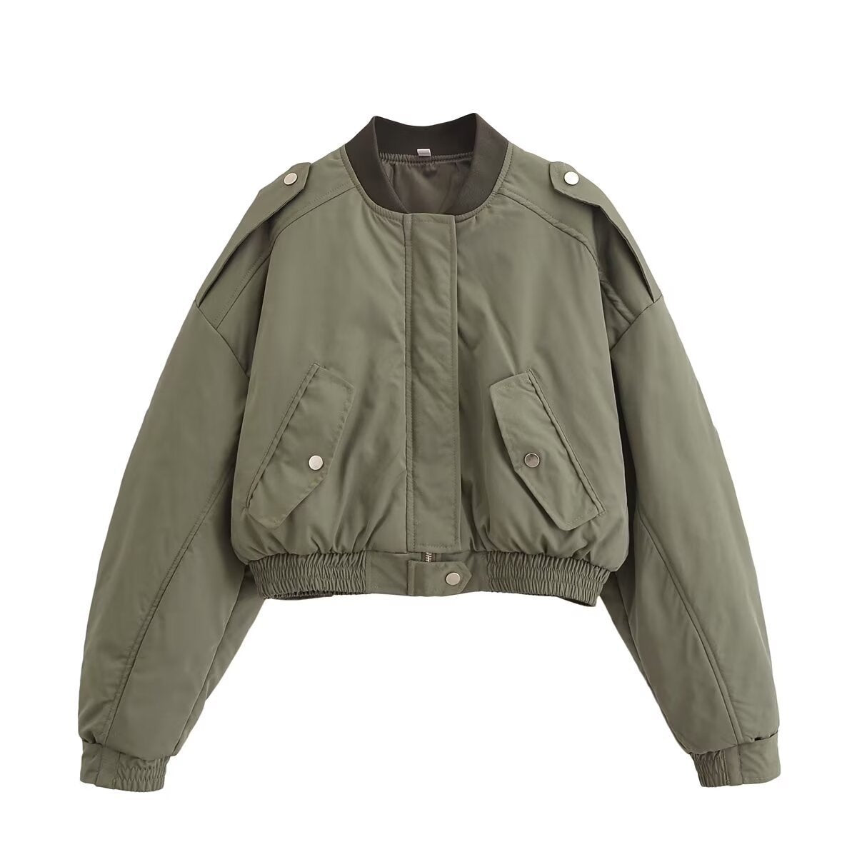 Veste matelassée femme - Style aviateur urbain affirmé - Coupe bomber, finitions côtelées - Tissu robuste, isolation thermique | ATELIER GARDE