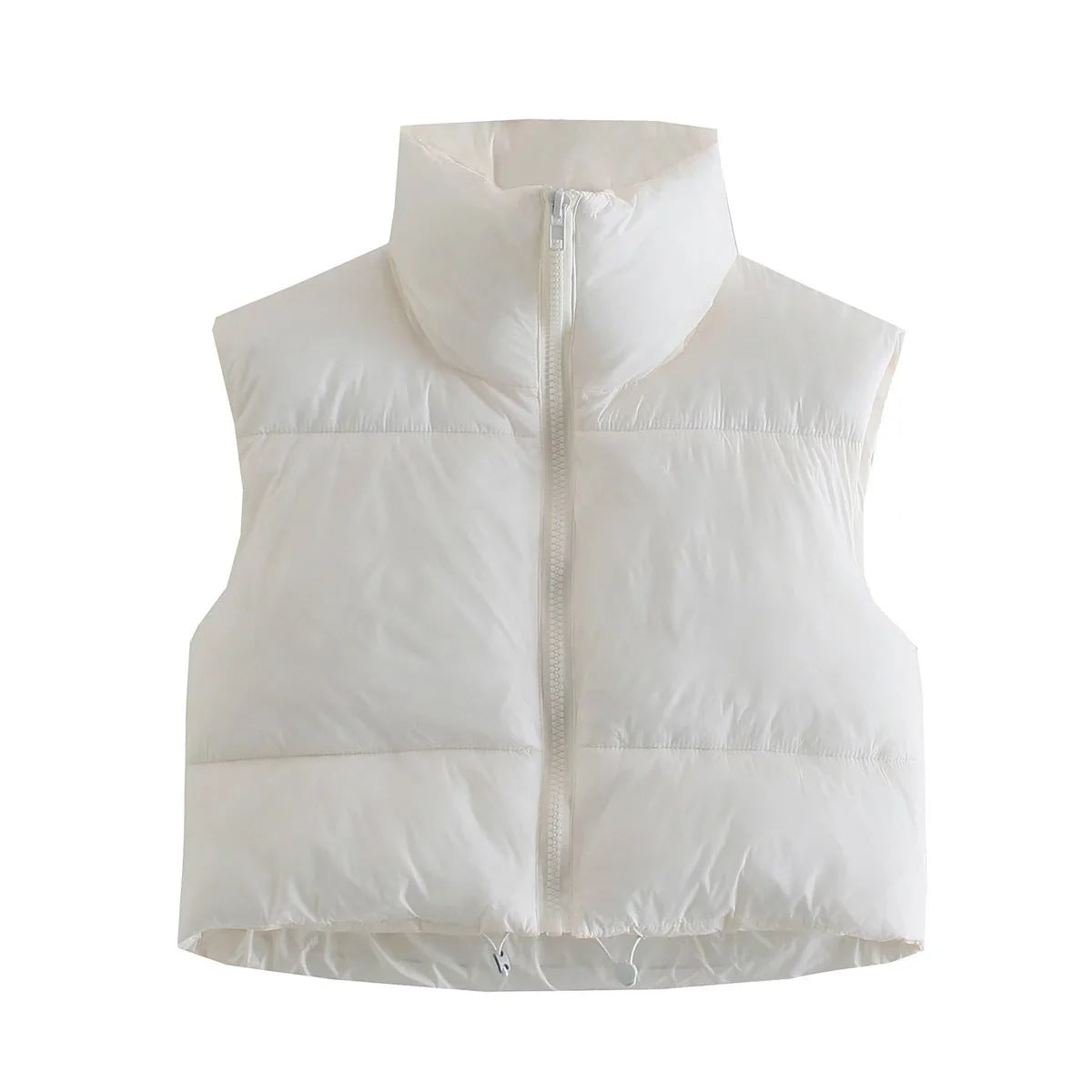 Gilet sans manche femme - zip, col montant - Polyvalence, style superposable - Tissu technique, matelassage fin | ATELIER GARDE
