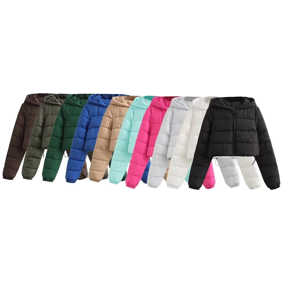Veste matelassée femme - 10 couleurs, capuche chic - Matelassage manuel, chaleur douce - Tissu déperlant, choix vibrants | ATELIER GARDE
